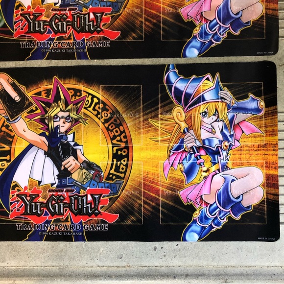Yu Gi Oh Konami cards play mat rubber set of 2 - Picture 3 of 5